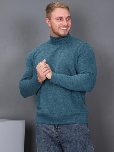 Водолазка мужская Бадлон / петроль