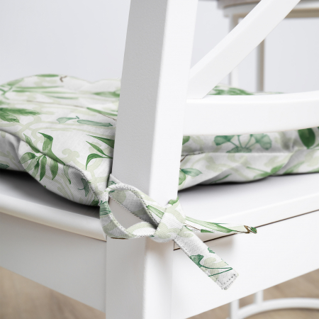 Подушка для стула "Самойловский текстиль" с тафтингом 40/40 Дендра