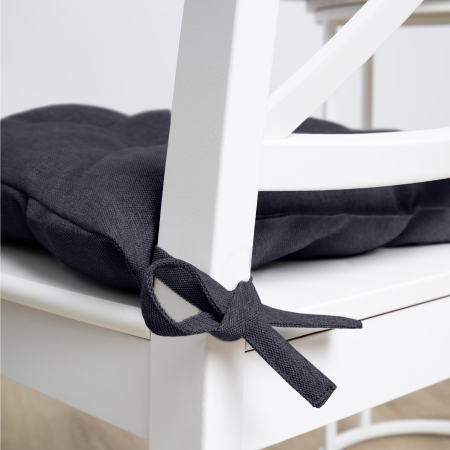 Подушка для стула "Волшебная Ночь" с тафтингом 40/40 Индиго