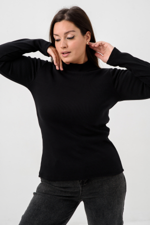 Женская водолазка 52713 / черный
