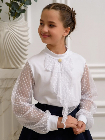 Детская блузка "Олимпия" длинный рукав