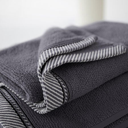 Махровое полотенце "Verossa" Fjord / антрацит