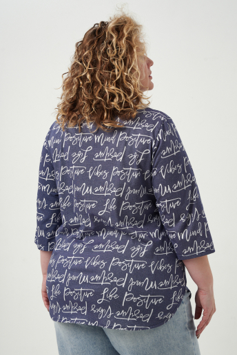 Женская рубашка 83605 / индиго