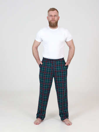 Мужские брюки БК-1439 / Темно-зеленый