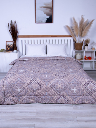 Одеяло стёганое поплин лен 400 гр/м2