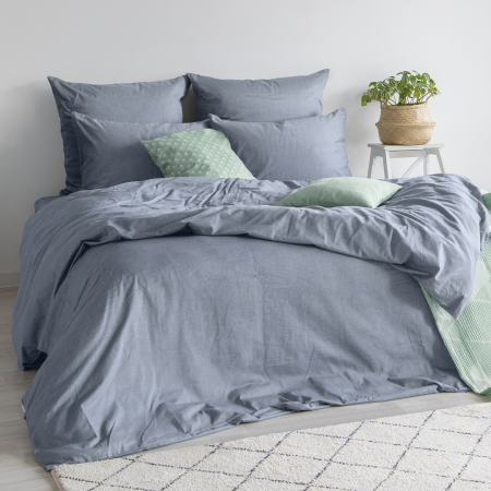 Набор наволочек "Verossa" Melange 50/70 / Indigo