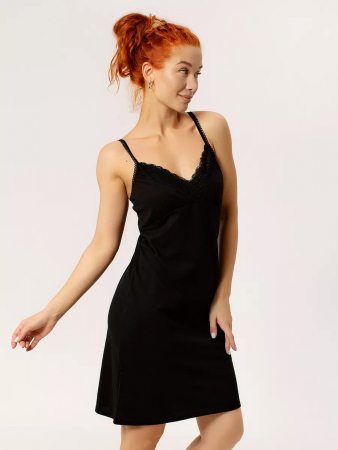 Женская сорочка для беременных "Бьюти" / Чёрный арт. к1353Ч