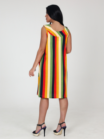 Женский сарафан ВЕРТИКАЛЬ СК-418 / Горчица