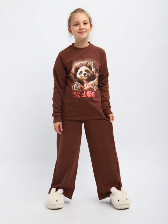 Детская пижама "Эльвира" / Шоколад
