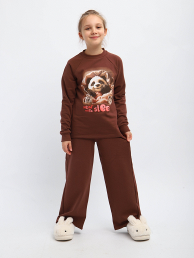 Детская пижама "Эльвира" / Шоколад