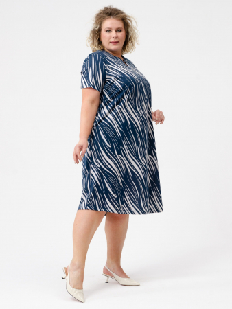 Женское платье "Мираж" 2229-К / Синий