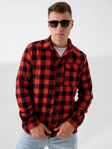 Мужская сорочка верхняя "Имидж" 2185-Ф / Красный