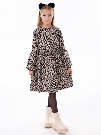 Детское платье "Фея" / Леопард