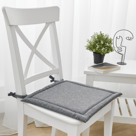 Подушка для стула "Волшебная Ночь" 40/40 Базальт