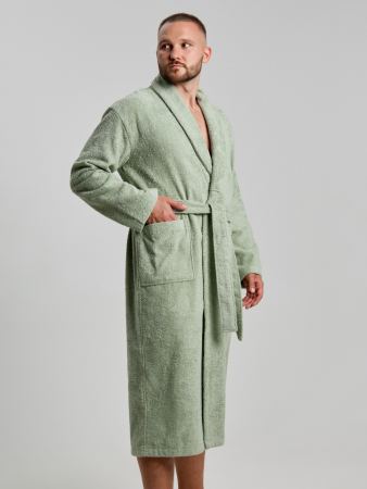 Халат мужской Комфорт-4 / светло-оливковый