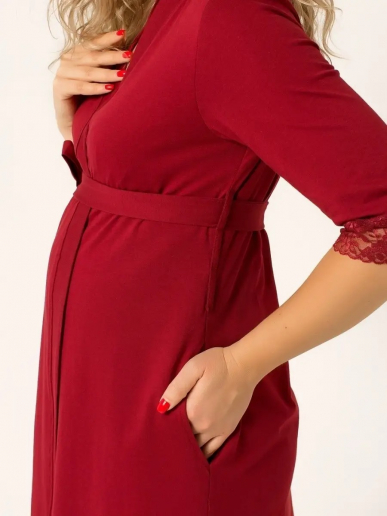 Женский комплект «Для мамы» / Бордовый арт.к1156б