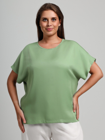 Женская блузка Летний драйв-4 / зеленый