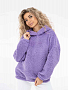 Женская толстовка мод.1770/5 (оверсайз) / Сиреневый