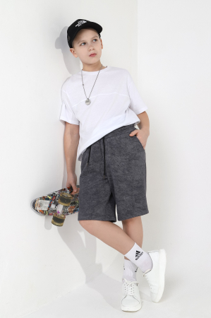 Шорты для мальчика Вильям-1 / темно-серый