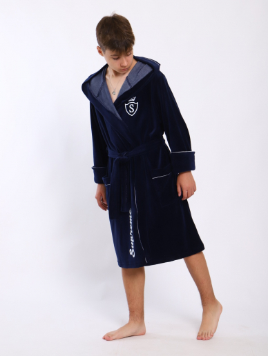 Детский халат "Самсон" / Синий