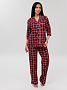 Женский костюм К-132(К) / Бордовый (клетка)