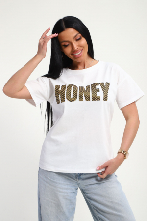 Женская футболка 85665 / белый