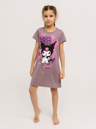 Детская сорочка "Kuromi" арт. дк314кф / Кофе