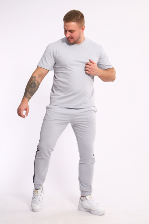 Мужской костюм 35282 / серый