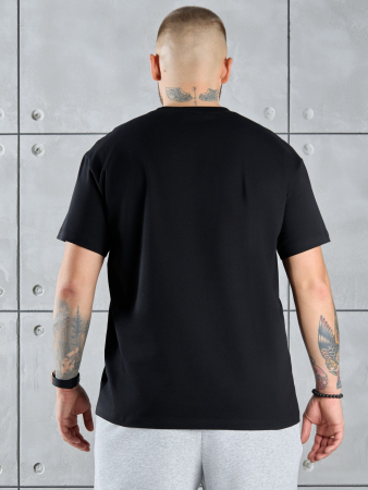 Фуфайка (футболка) мужская Арчи-2 ФП-055 / чёрный 