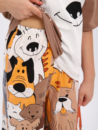 Детская пижама "Друзья" / Бежевый