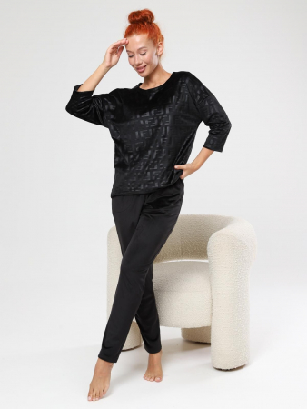 Женский костюм Вениса-Жаккард / черный