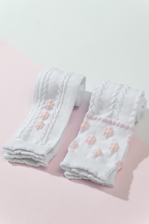 Детские гольфы Незабудка (набор 2 пары) / белый