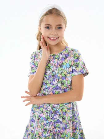 Детское платье "Лето" / Яркие цветы