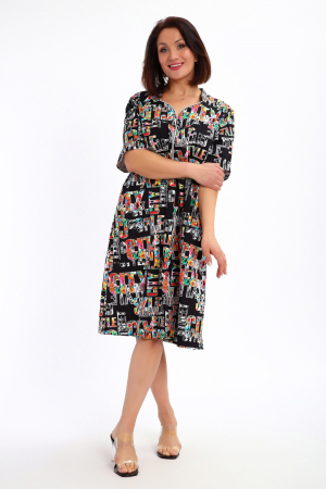 Женский халат 88146 / черный