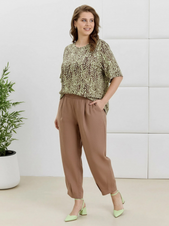 Женские брюки Габриэлла Б-072 / коричневый