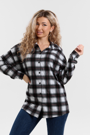 Женская рубашка 36995 / черный