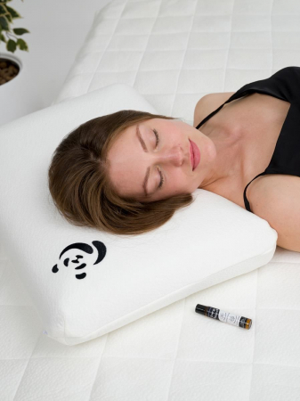 Подушка PandaHug классической формы 50x30x10 + аромароллер