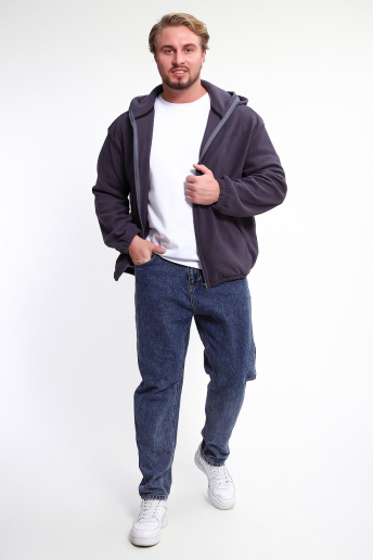 Мужское худи 36992 / серый