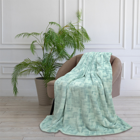 Покрывало  Happy Family велсофт Тартан