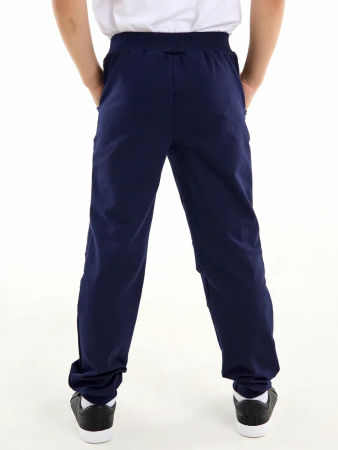 Детские брюки "Конструктор" / Синее море