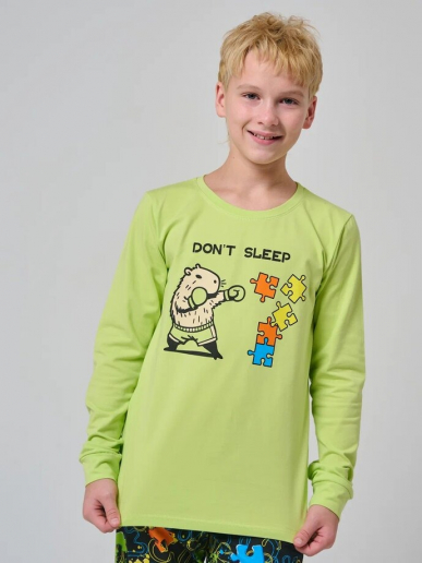 Детская пижама "Пазл" длинный рукав