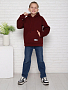 Толстовка детская Рэмзи - man / бордо
