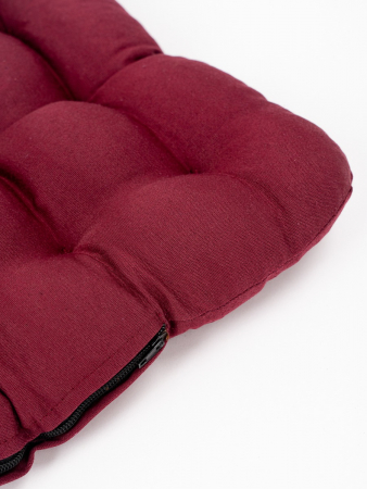 Подушка в автомобиль с гречневой лузгой арт. APG25 / Бордовый