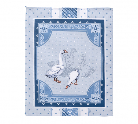 Полотенце вафельное кухонное / Гуси