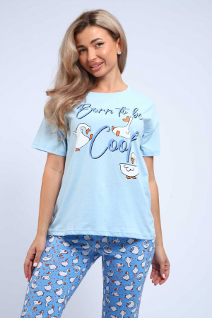 Женская пижама 20522 / голубой