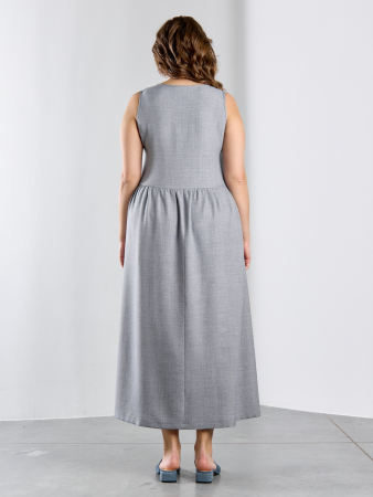 Женское платье "Женский каприз-1" / серый