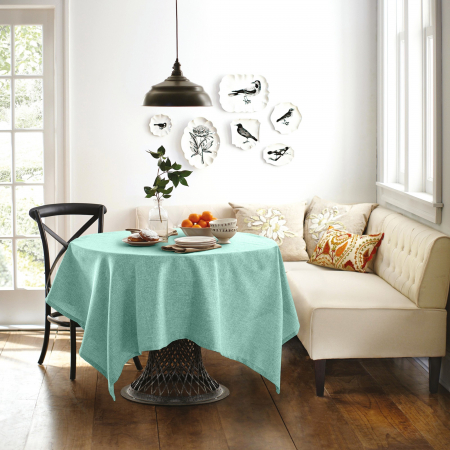 Скатерть рогожка "Волшебная Ночь" / Аквамарин