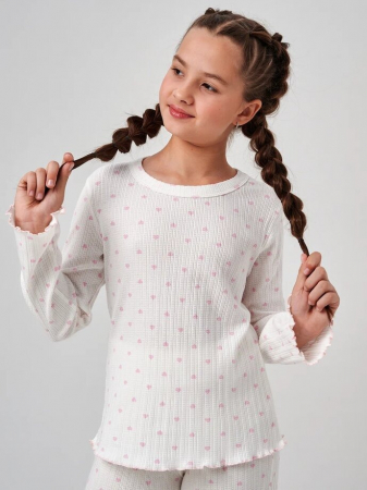 Детская пижама "Ажурные сны" длинный рукав