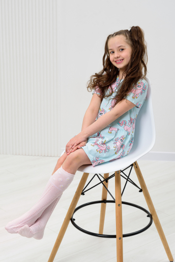 Детские гольфы Незабудка (набор 2 пары) / розовый