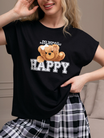 Женский костюм Мишель-5 КЖ-130 / чёрный